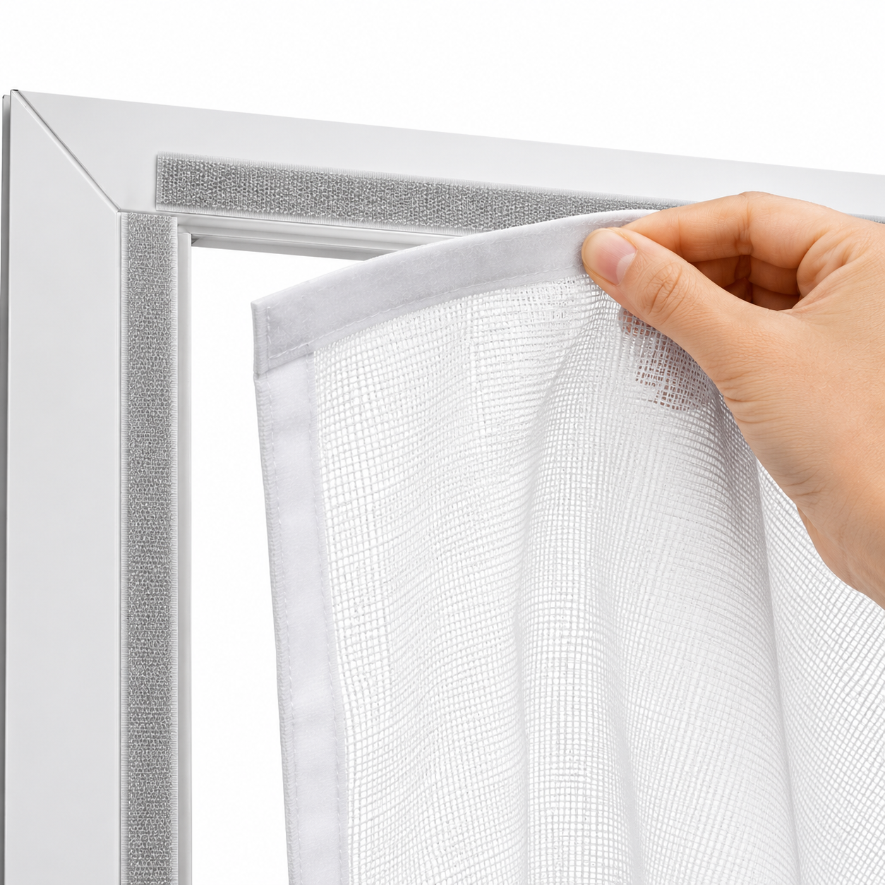 Moustiquaire Fenêtre Velcro — Pose en 20 min, Zéro Perçage